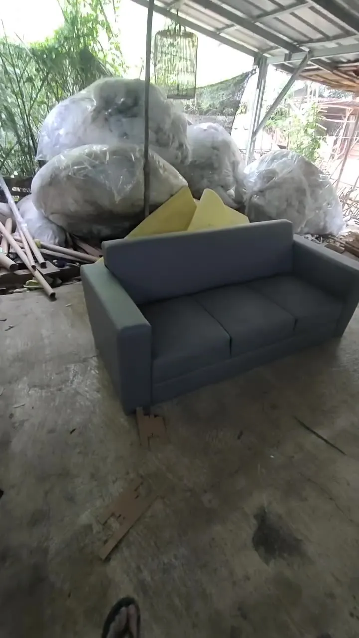 Sofa tiga seater full oscar siap kirim dari workshop